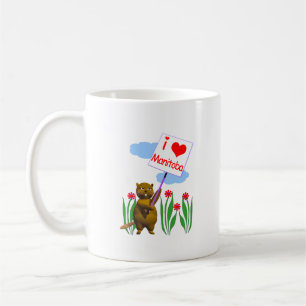 Canadian Beaver Lieben Manitoba Kaffeetasse