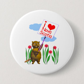 Canadian Beaver Lieben Nova Scotia Button