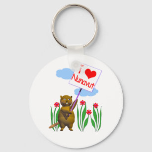 Canadian Beaver Lieben Nunavut Schlüsselanhänger