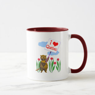 Canadian Beaver Lieben Quebec Tasse