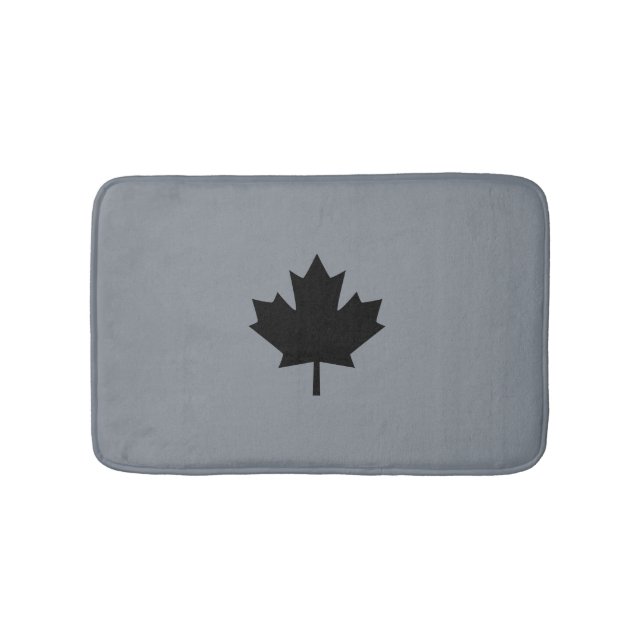 Canadian Black Maple Leaf Stil Badematte (Vorderseite)