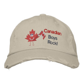 Canadian Boys Rock Bestickte Baseballkappe