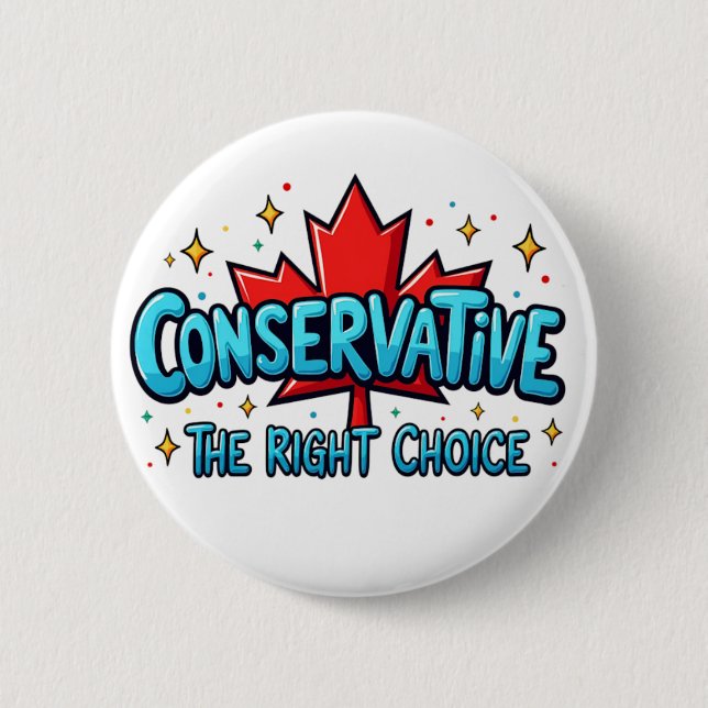 Canadian Conservative Button (Vorderseite)