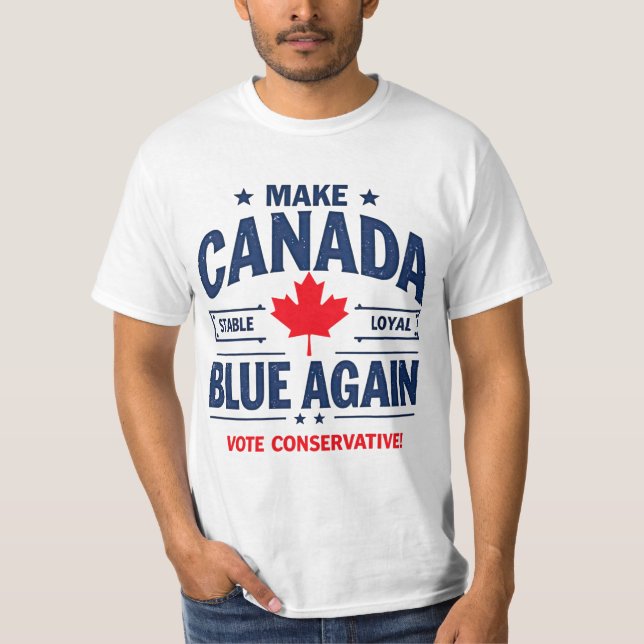 Canadian Conservative Right-Wing T-Shirt (Vorderseite)