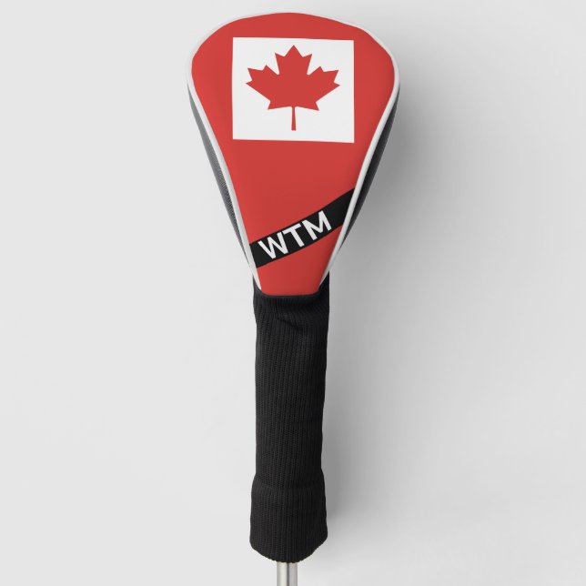 Canadian Custom Golf Head Cover Headcover (Vorderseite)