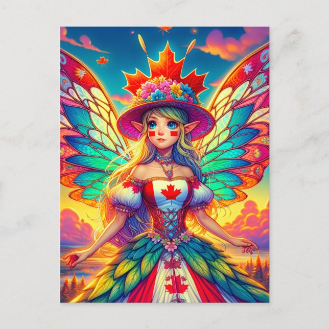 Canadian Fairy Postkarte (Vorderseite)