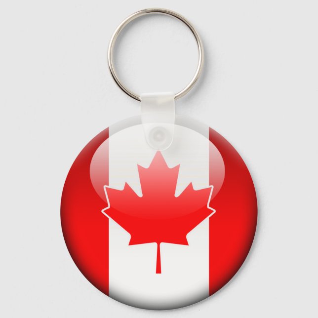 Canadian Flag 2.0 Schlüsselanhänger (Vorderseite)
