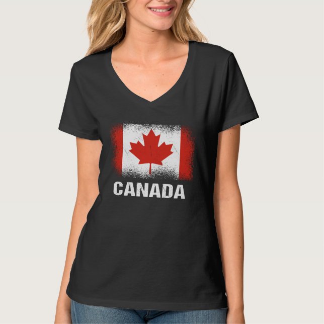 Canadian Flag Canada T-Shirt (Vorderseite)