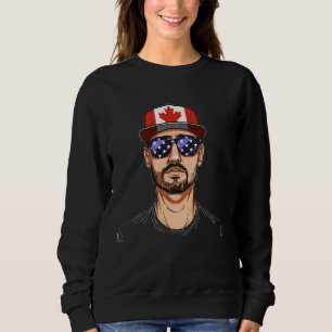Canadian Flag Souvenirs Man Uniform American Canad Sweatshirt