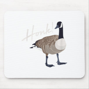 Canadian Gänse Shirt Honk Funny Niedlich Bird Hunt Mousepad