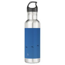 Canadian geese in flight