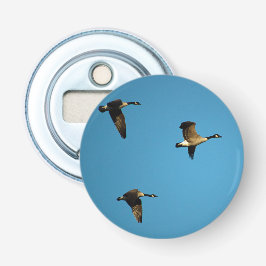 Canadian geese in flight flaschenöffner