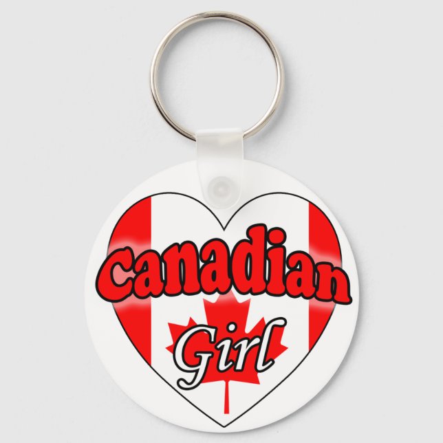 Canadian Girl Schlüsselanhänger (Vorderseite)