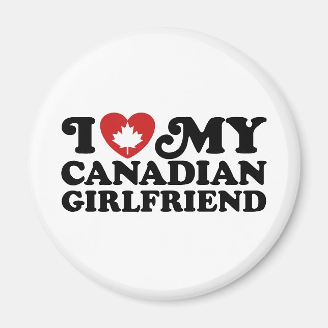 Canadian Girlfriend Magnet (Vorne)