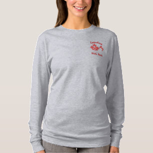 Canadian Girls Rock Besticktes Langarmshirt