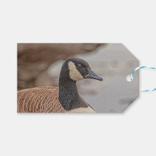 Canadian Goose Portrait Geschenkanhänger
