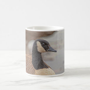 Canadian Goose Portrait Kaffeetasse