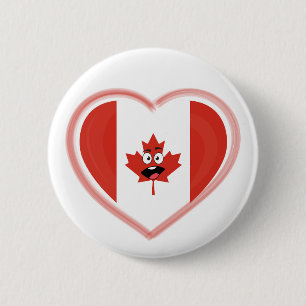 Canadian Heart - For real Canadians! Button