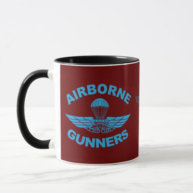 Canadian Im Flugzeug Gunners Zwei-Tone-Kaffee-Tass Tasse (Links)