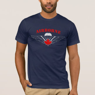 Canadian Im Flugzeug Wings T-Shirt