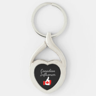 Canadian Influencer hebt den Leuchtturm Ke auf Schlüsselanhänger