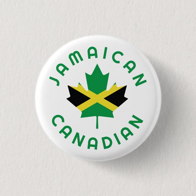 Canadian Jamaican Roots Button (Vorderseite)