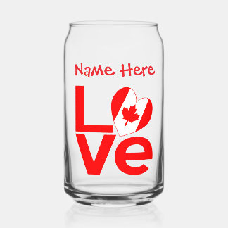 Canadian LOVE Red Personnalisé