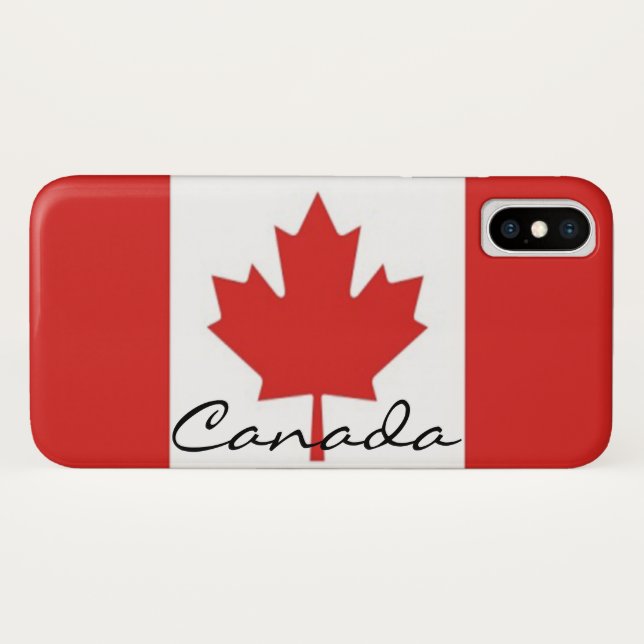 Canadian Maple Leaf Case-Mate iPhone Hülle (Rückseite (Horizontal))