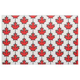 Canadian Maple Leaf Fabric Stoff