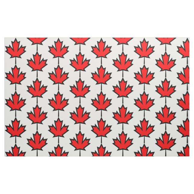 Canadian Maple Leaf Fabric Stoff (Fat Quarter (45,7 x 55,9 cm))
