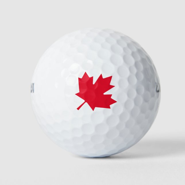 Canadian Maple Leaf Golfball (Vorderseite)