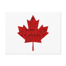 Canadian Maple Leaf mit Text