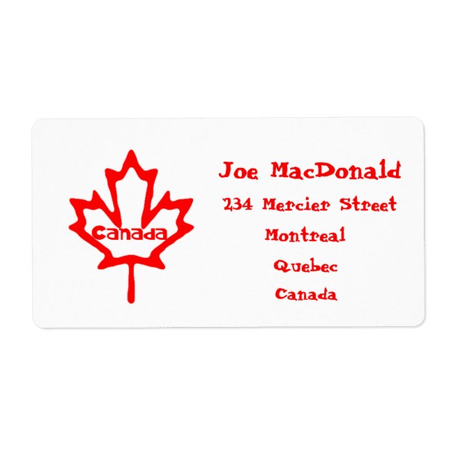 Canadian Maple Leaf-Red (Vorne)