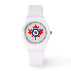 Canadian Maple Leaf Roundel Mod CANADA Armbanduhr