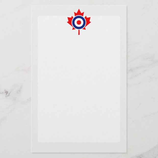 Canadian Maple Leaf Roundel Mod CANADA Briefpapier (Vorderseite)
