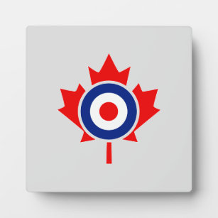 Canadian Maple Leaf Roundel Mod CANADA Fotoplatte