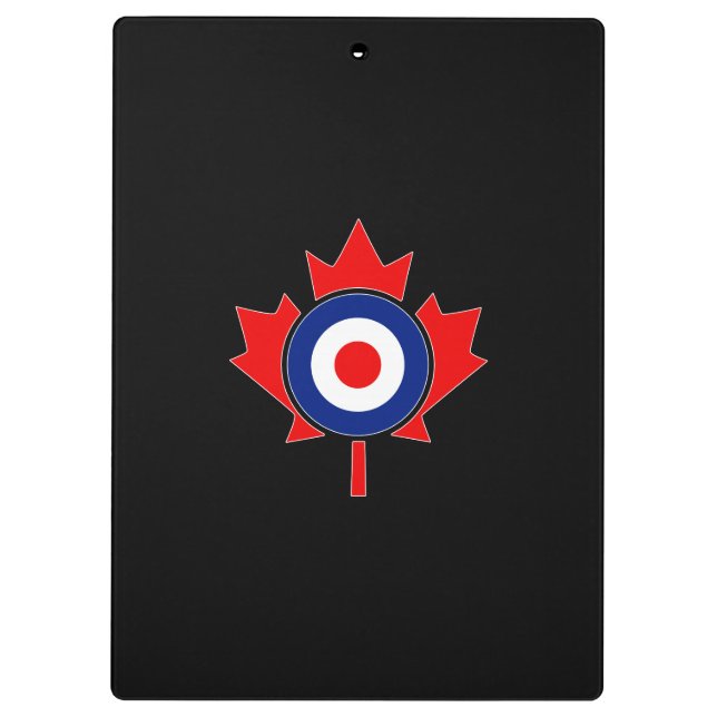 Canadian Maple Leaf Roundel Mod CANADA Klemmbrett (Rückseite)