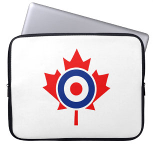 Canadian Maple Leaf Roundel Mod CANADA Laptopschutzhülle