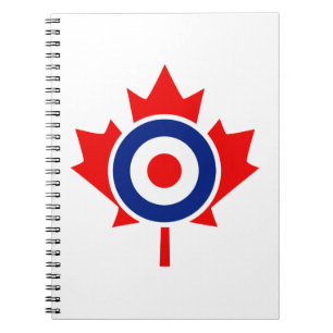 Canadian Maple Leaf Roundel Mod CANADA Notizblock