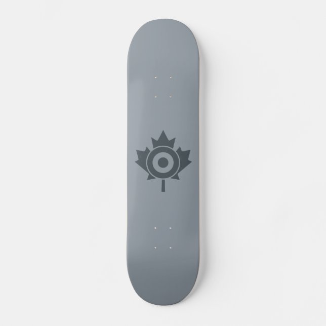 Canadian Maple Leaf Roundel Mod CANADA Skateboard (Vorderseite)