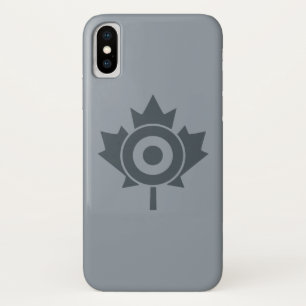 Canadian Maple Leaf Roundel Mod iPhone X Hülle