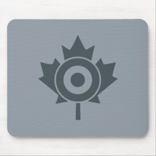 Canadian Maple Leaf Roundel Mod Tag Mousepad