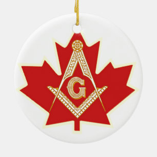 CANADIAN MASON KERAMIKORNAMENT