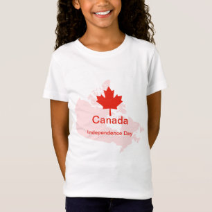 Canadian Pride Maple Leaf Karte T-Shirt