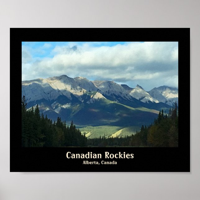 Canadian Rockies, Alberta Affiche murale du Canada (Devant)
