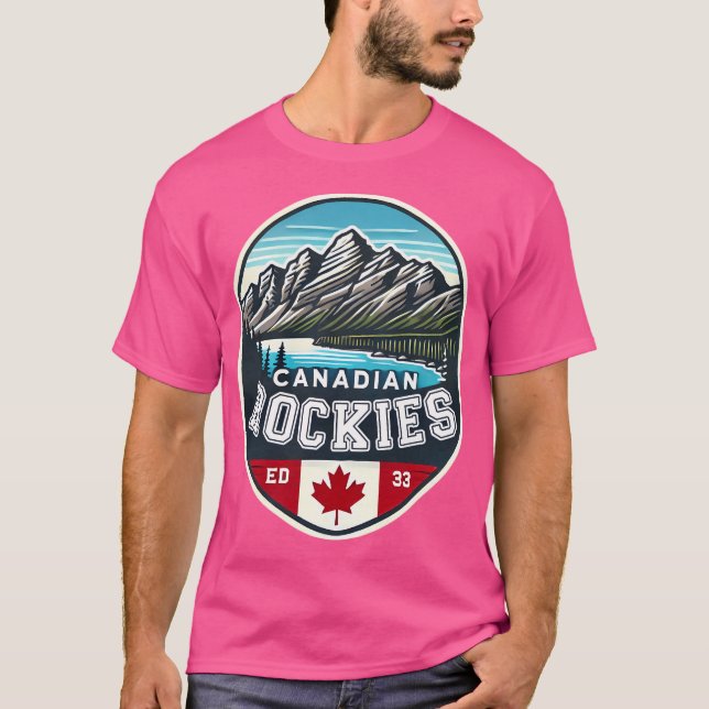 Canadian Rockies Canada Rocky Mountains Souvenir A T-Shirt (Vorderseite)