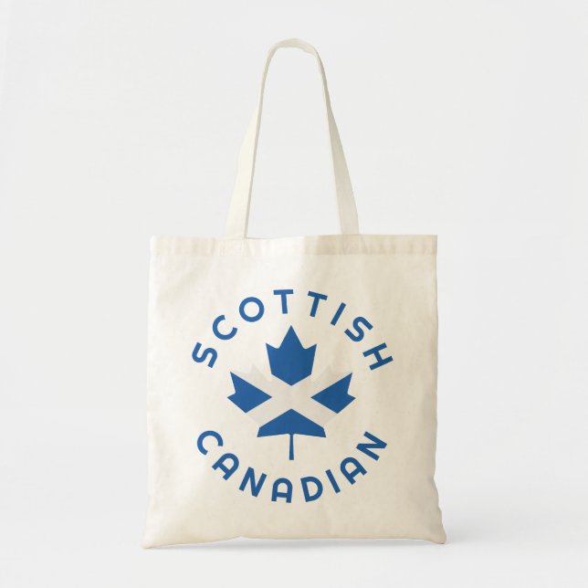 Canadian Scottish Roots Tragetasche (Vorne)