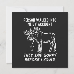 Canadian Sorry Moose Karte