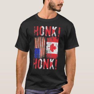Canadian Trucker Canada Freedom Convoy Honk Honk T-Shirt
