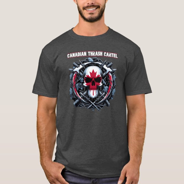 Canadianhrash Cartel Band Merch funny T-Shirt (Vorderseite)